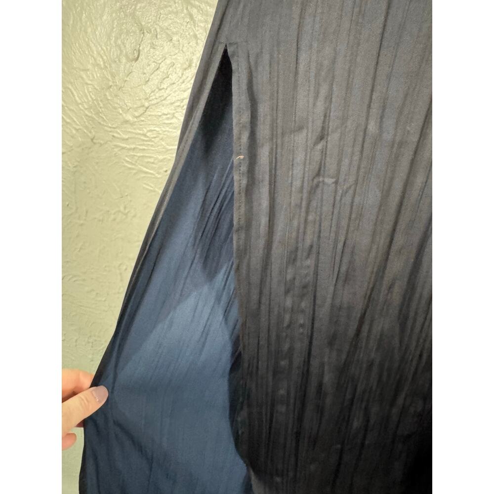 Anthropologie Shirred Sleeveless Shift Dress Med - Picture 4 of 10